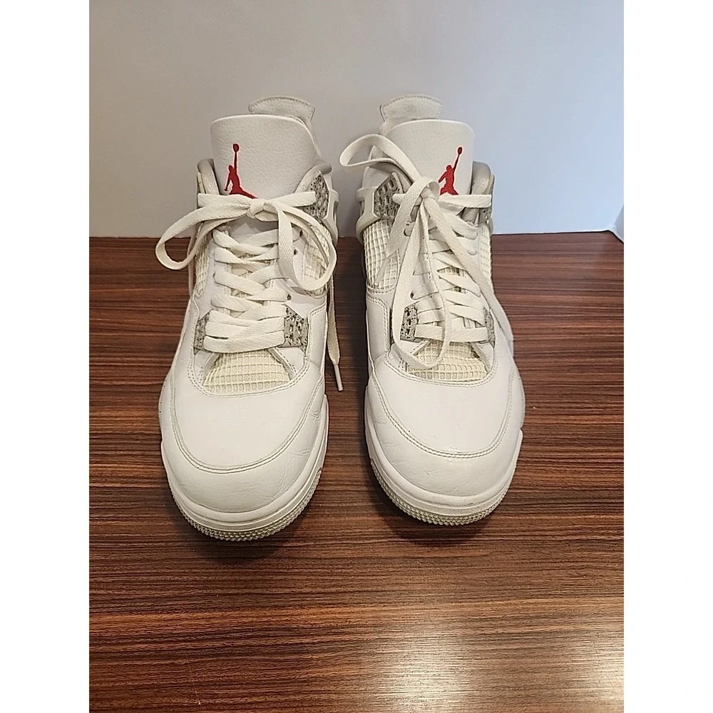 Nike‎ Air Jordan 4 Size 12 Retro Mid White Oreo CT8527-100